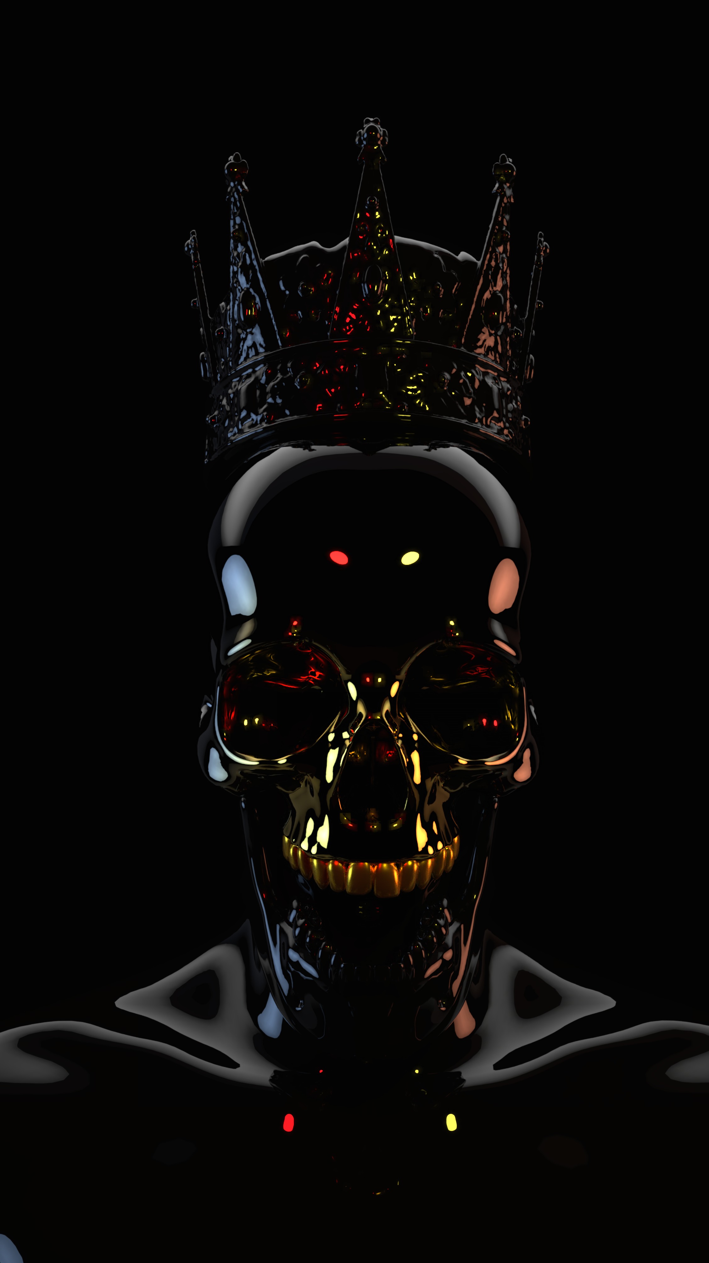 Skull With Crown Wallpapers