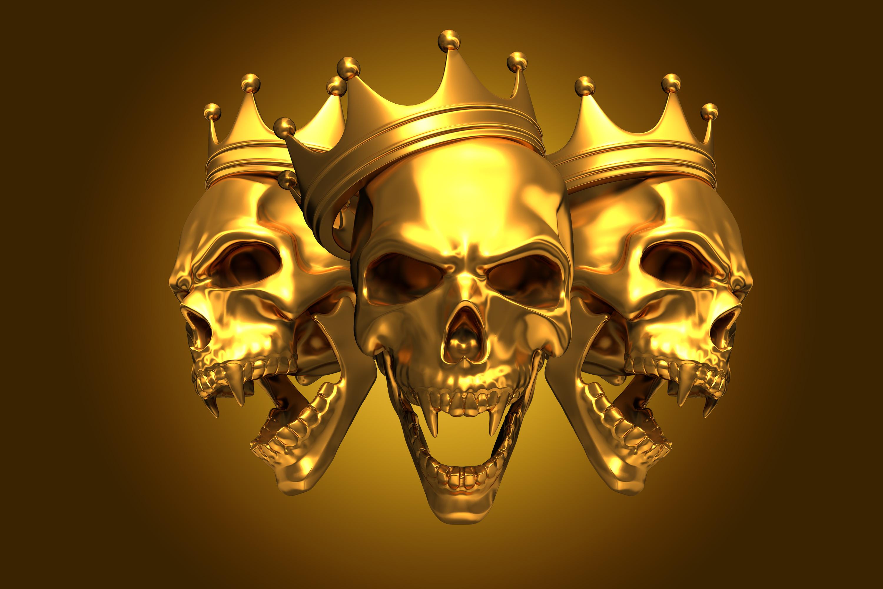 Skull With Crown Wallpapers