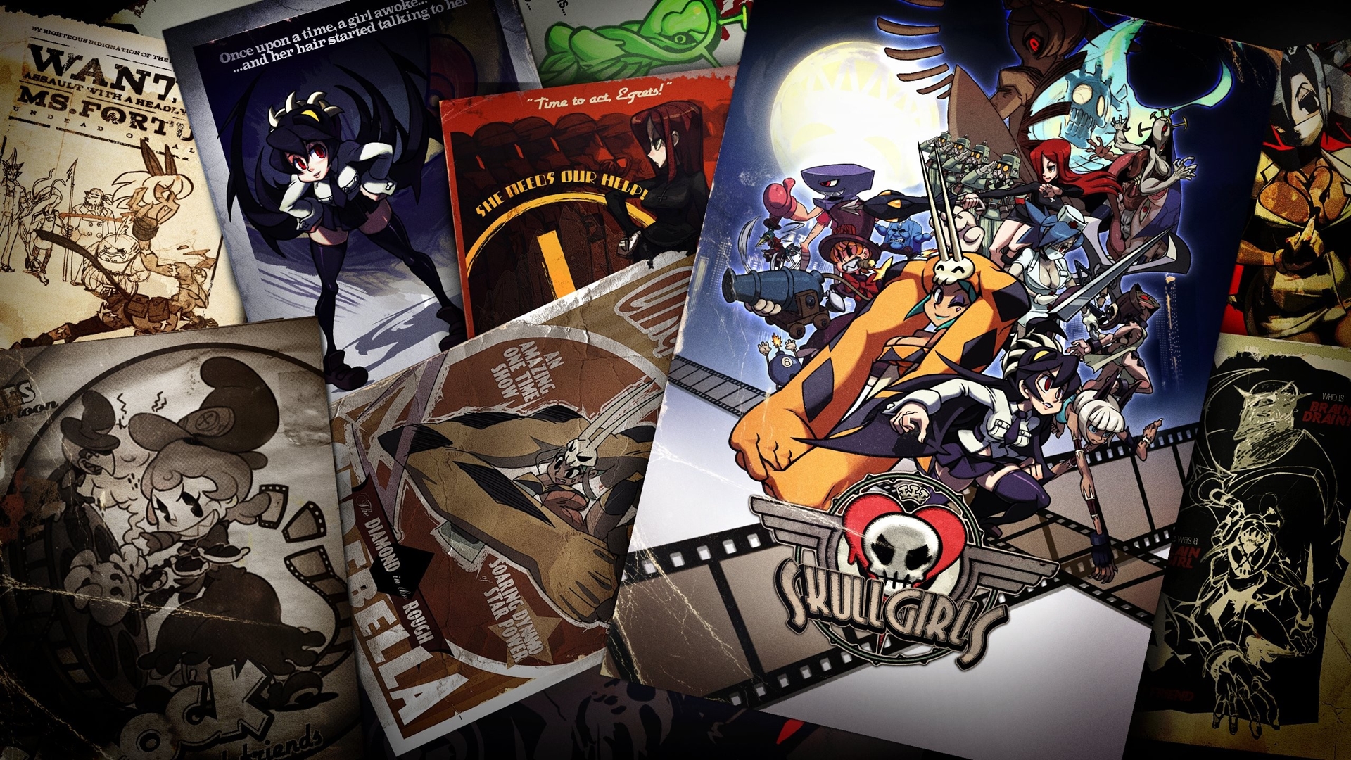 Skullgirls Phone Wallpapers