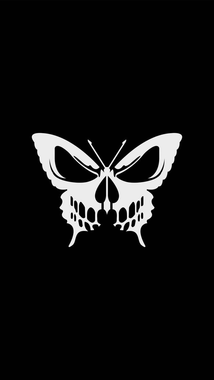 Skulls And Butterflies Wallpapers