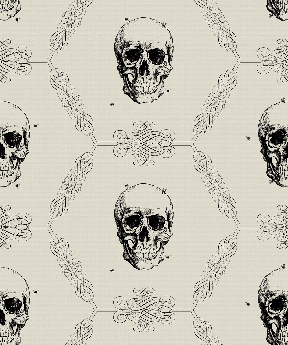 Skulls And Butterflies Wallpapers