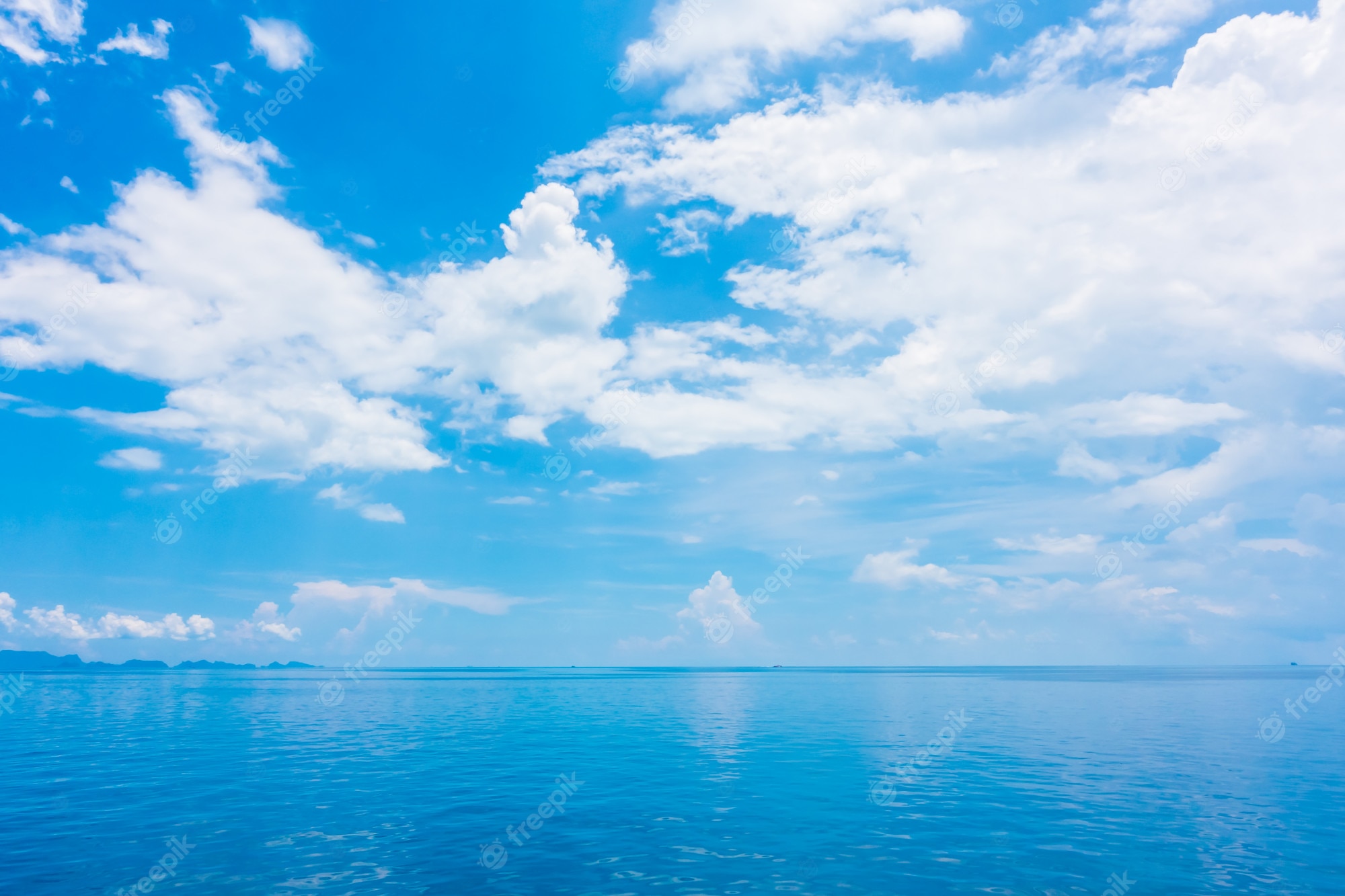 Sky And Water Background