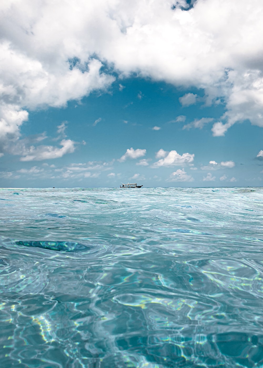 Sky And Water Background