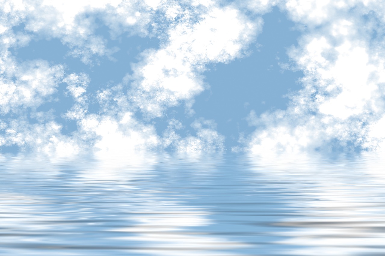 Sky And Water Background