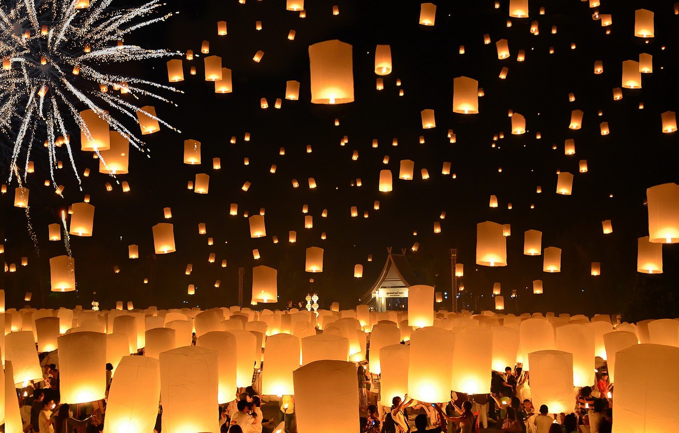 Sky Lanterns Wallpapers