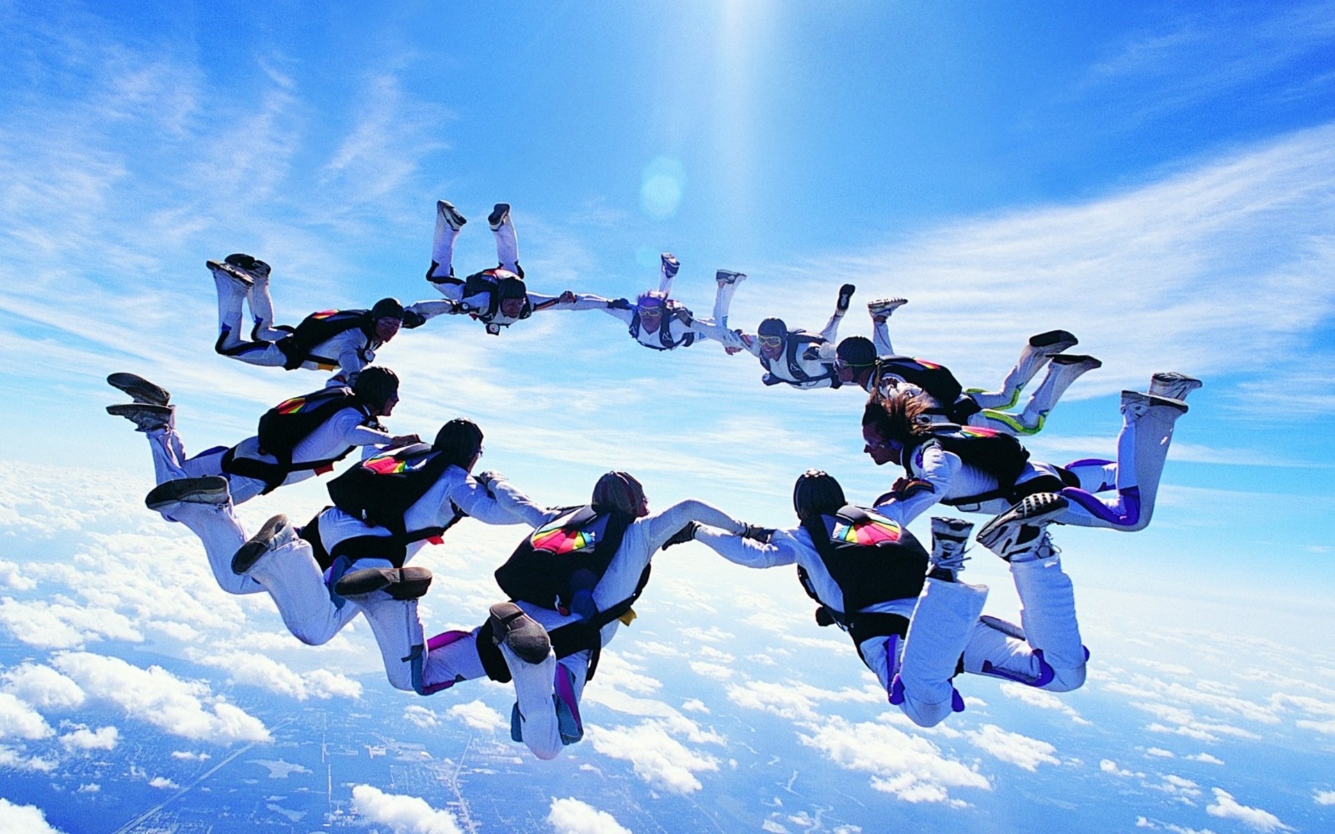 Skydiving Background For Zoom