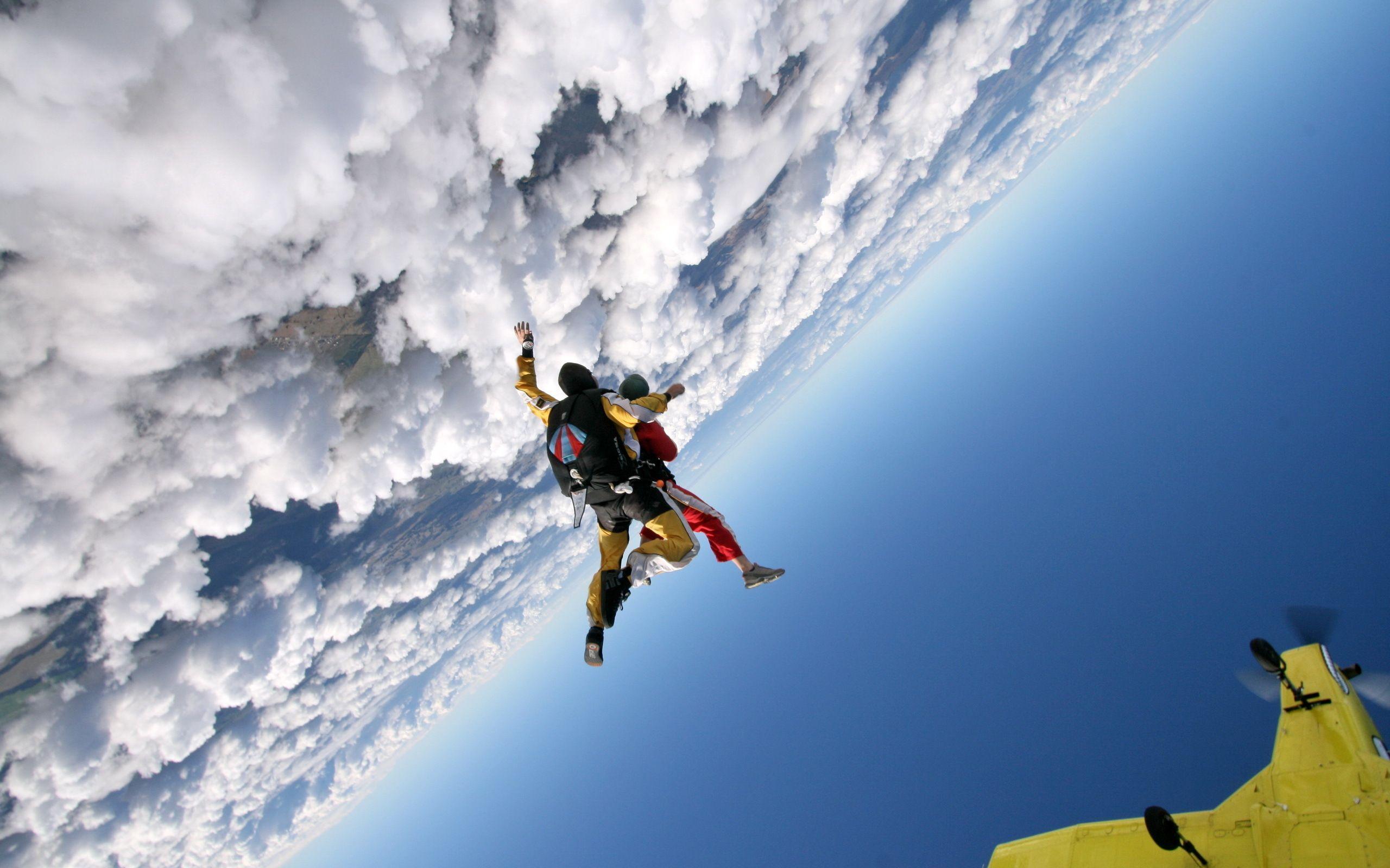 Skydiving Background For Zoom