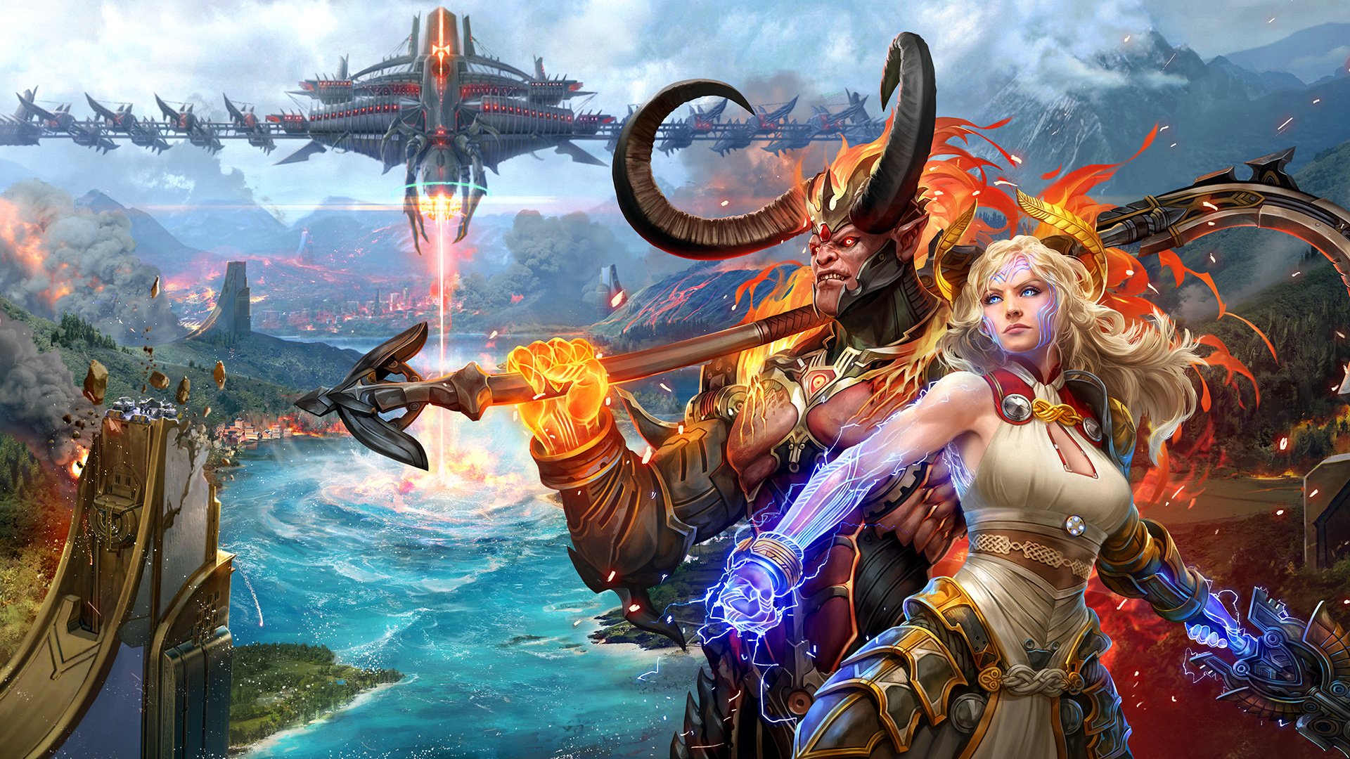 Skyforge Characters Wallpapers