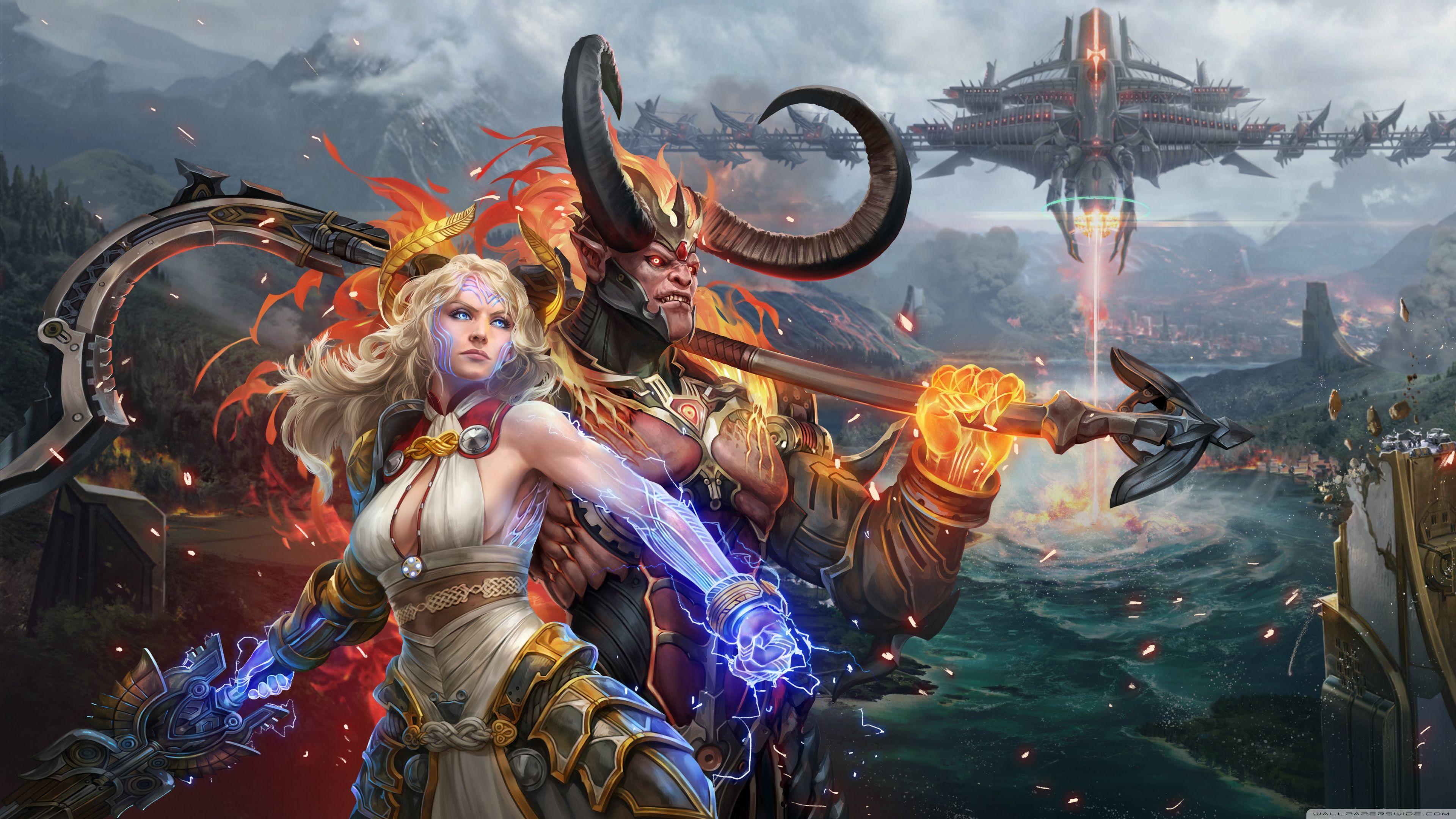 Skyforge Characters Wallpapers