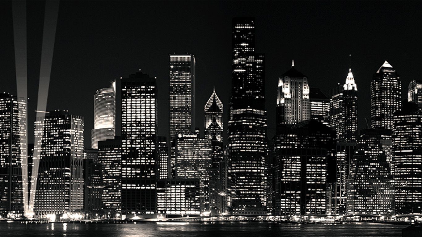Skyline Black And White Wallpapers