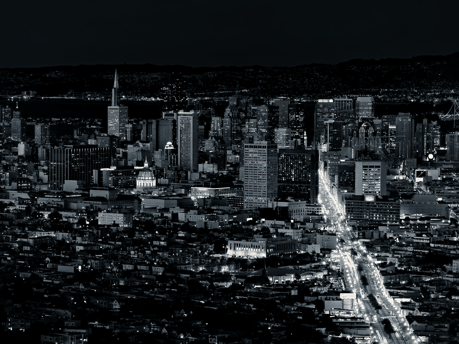 Skyline Black And White Wallpapers