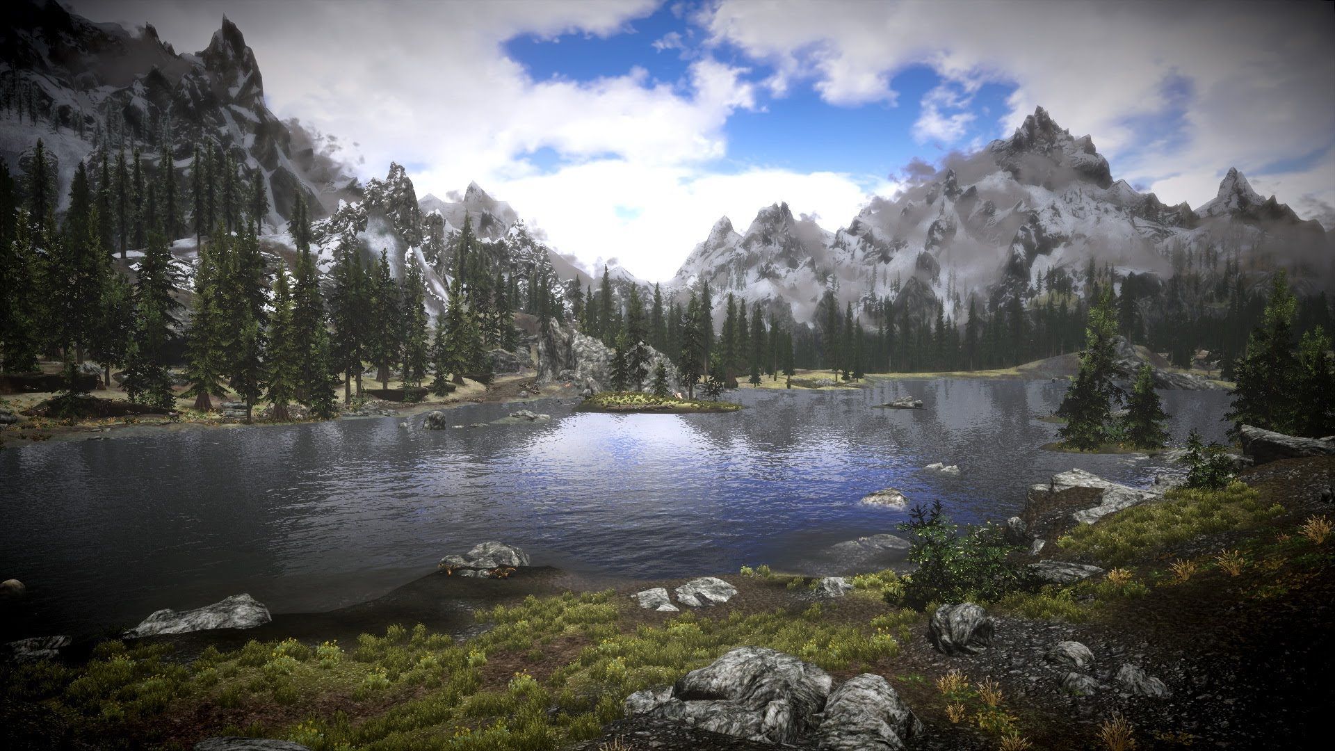 Skyrim Landscape 1920X1080 Wallpapers