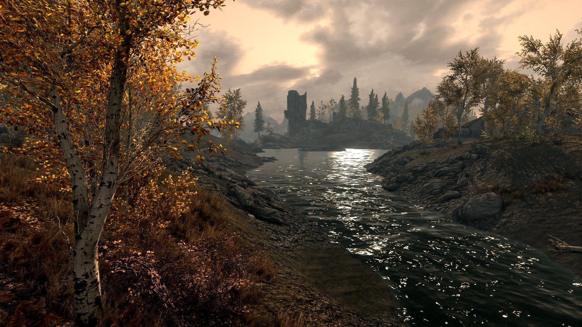 Skyrim Landscape 1920X1080 Wallpapers