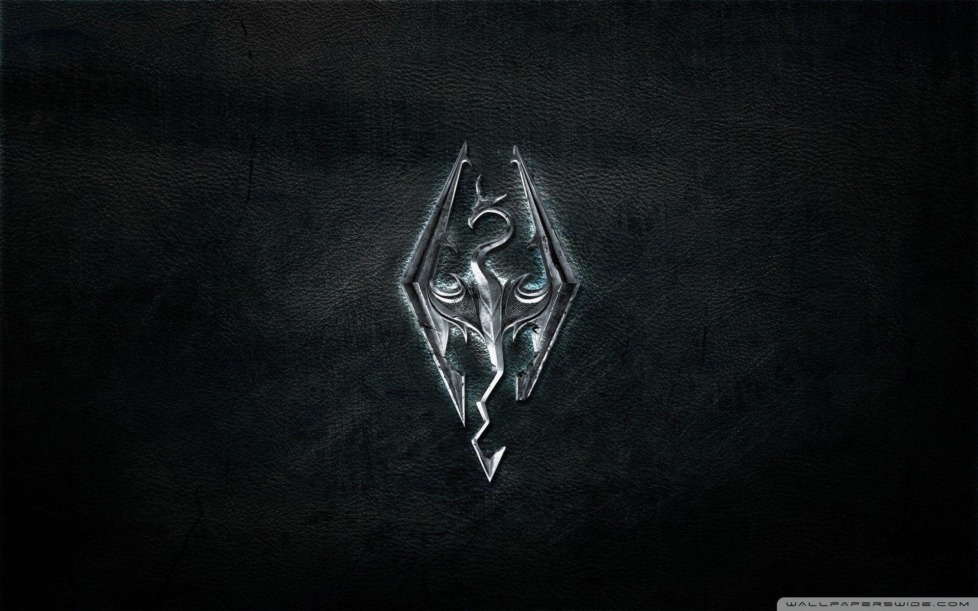 Skyrim Logo 1920X1080 Wallpapers