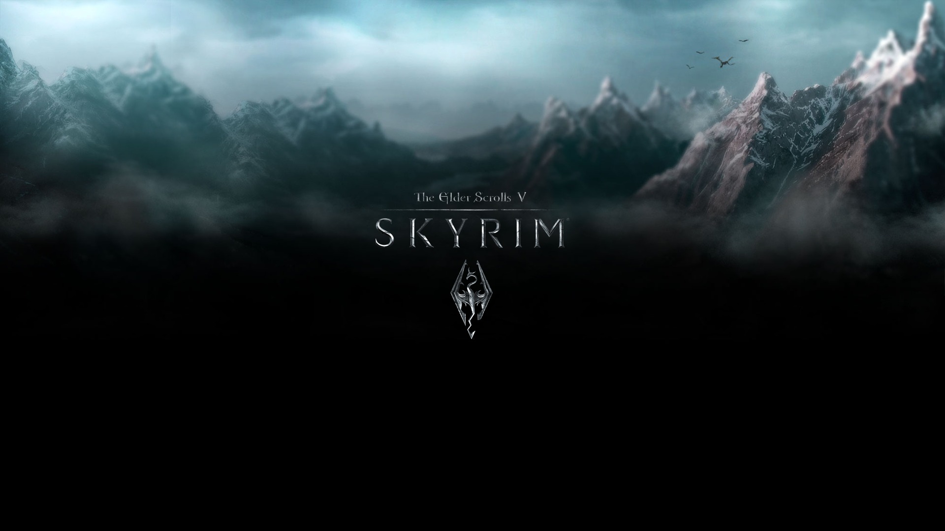 Skyrim Logo 1920X1080 Wallpapers