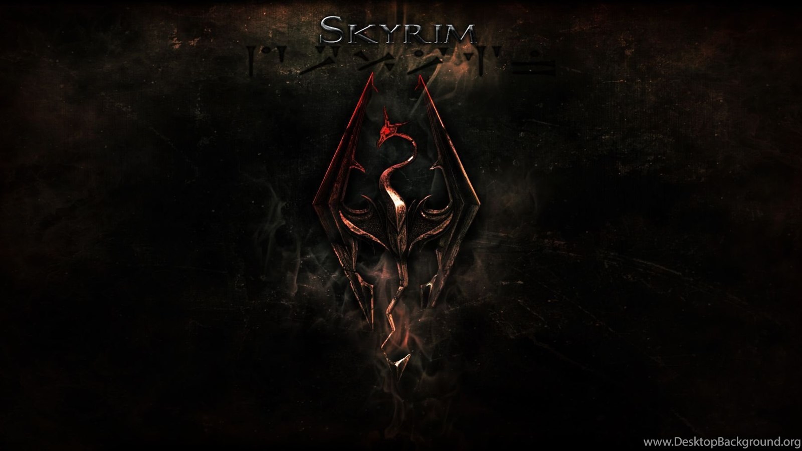 Skyrim Logo 1920X1080 Wallpapers