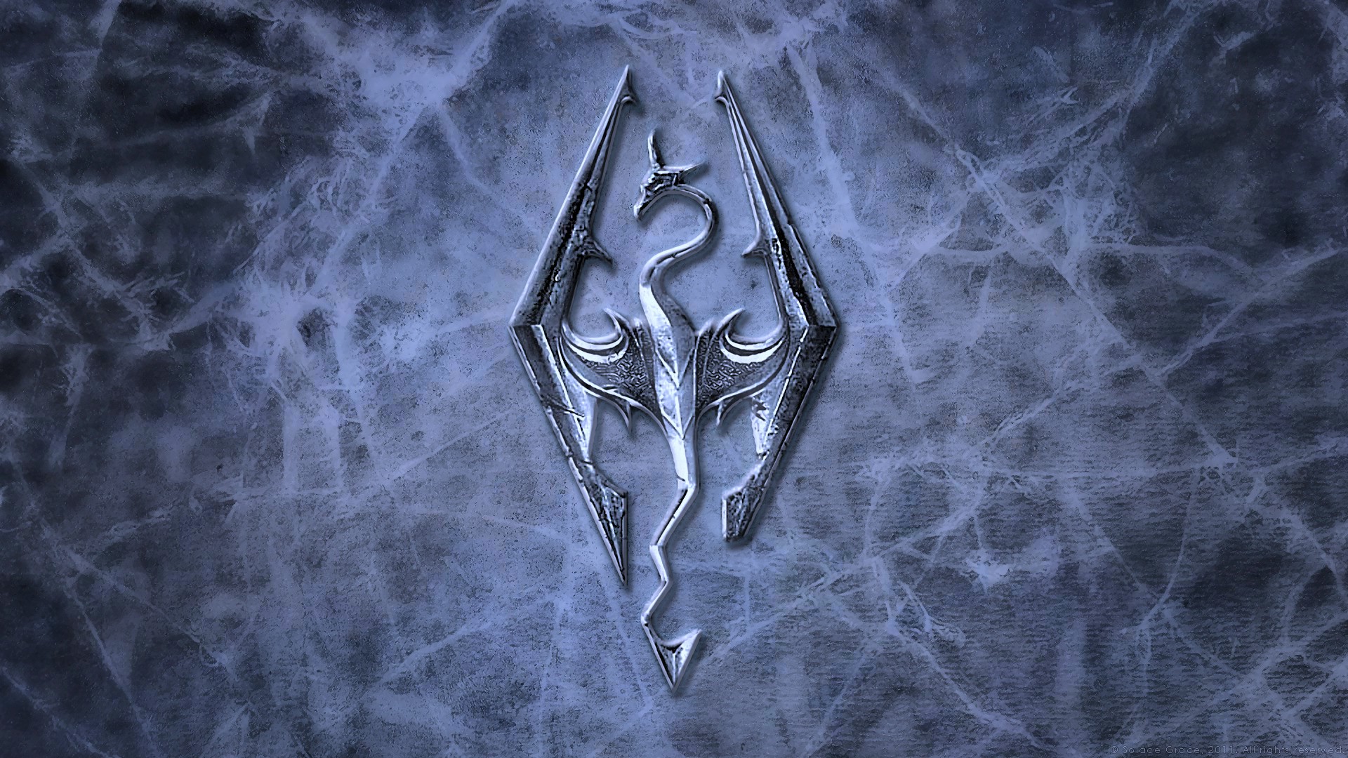 Skyrim Logo 1920X1080 Wallpapers