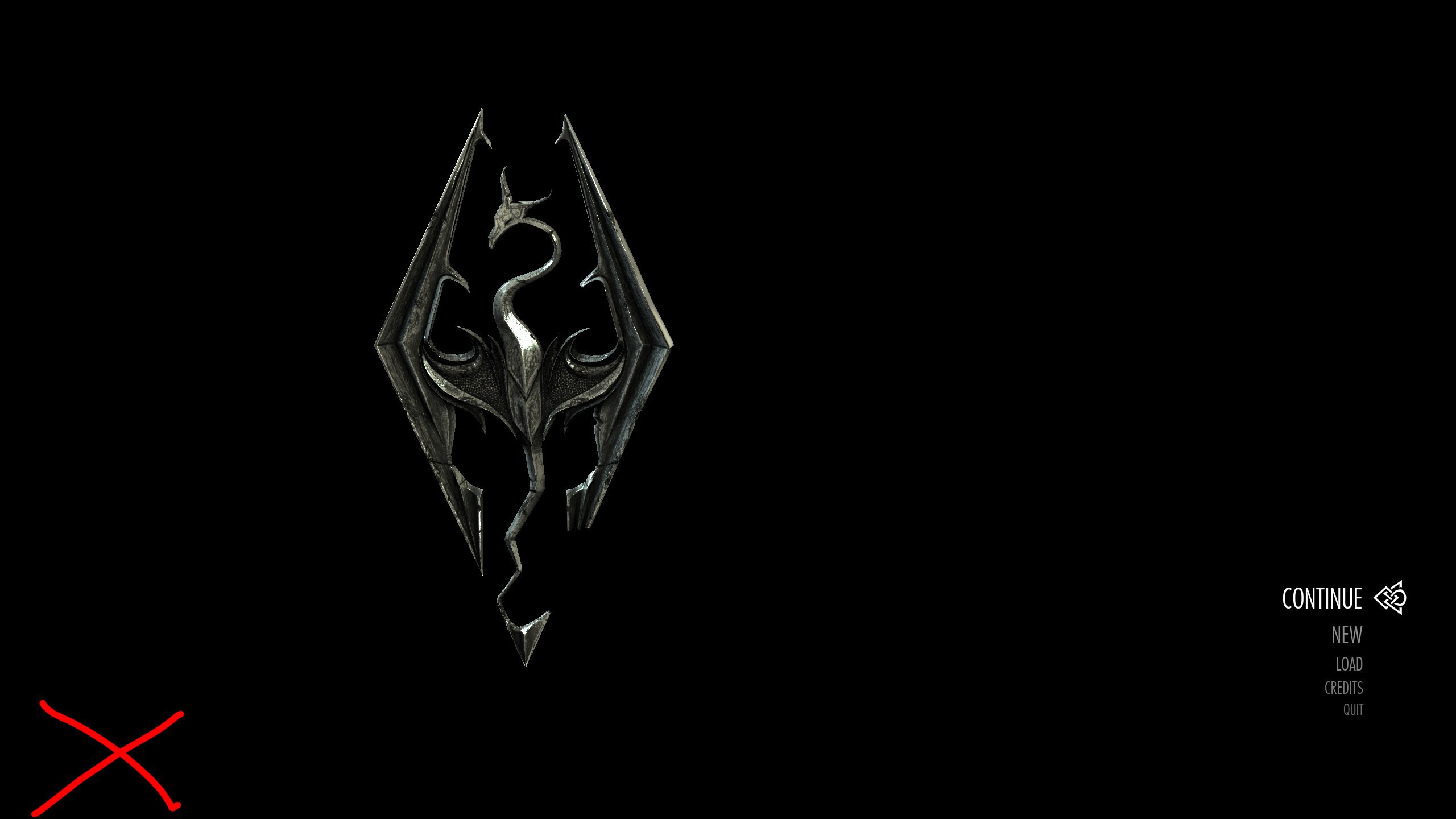 Skyrim Logo 1920X1080 Wallpapers