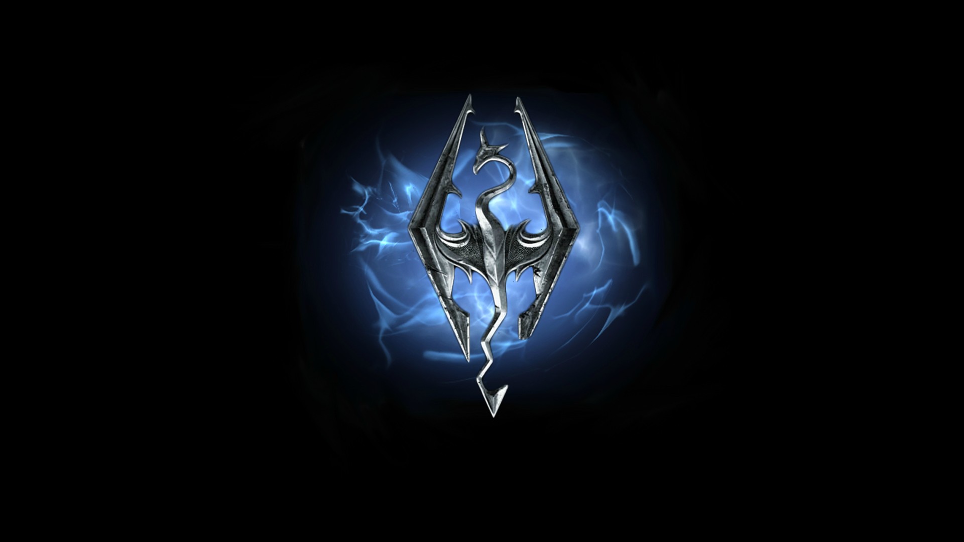 Skyrim Logo 1920X1080 Wallpapers