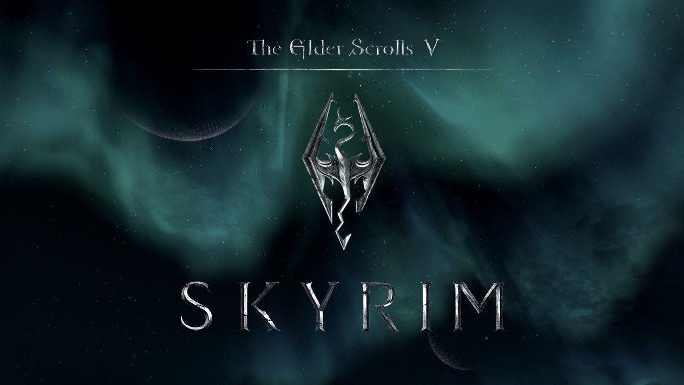 Skyrim Logo 1920X1080 Wallpapers