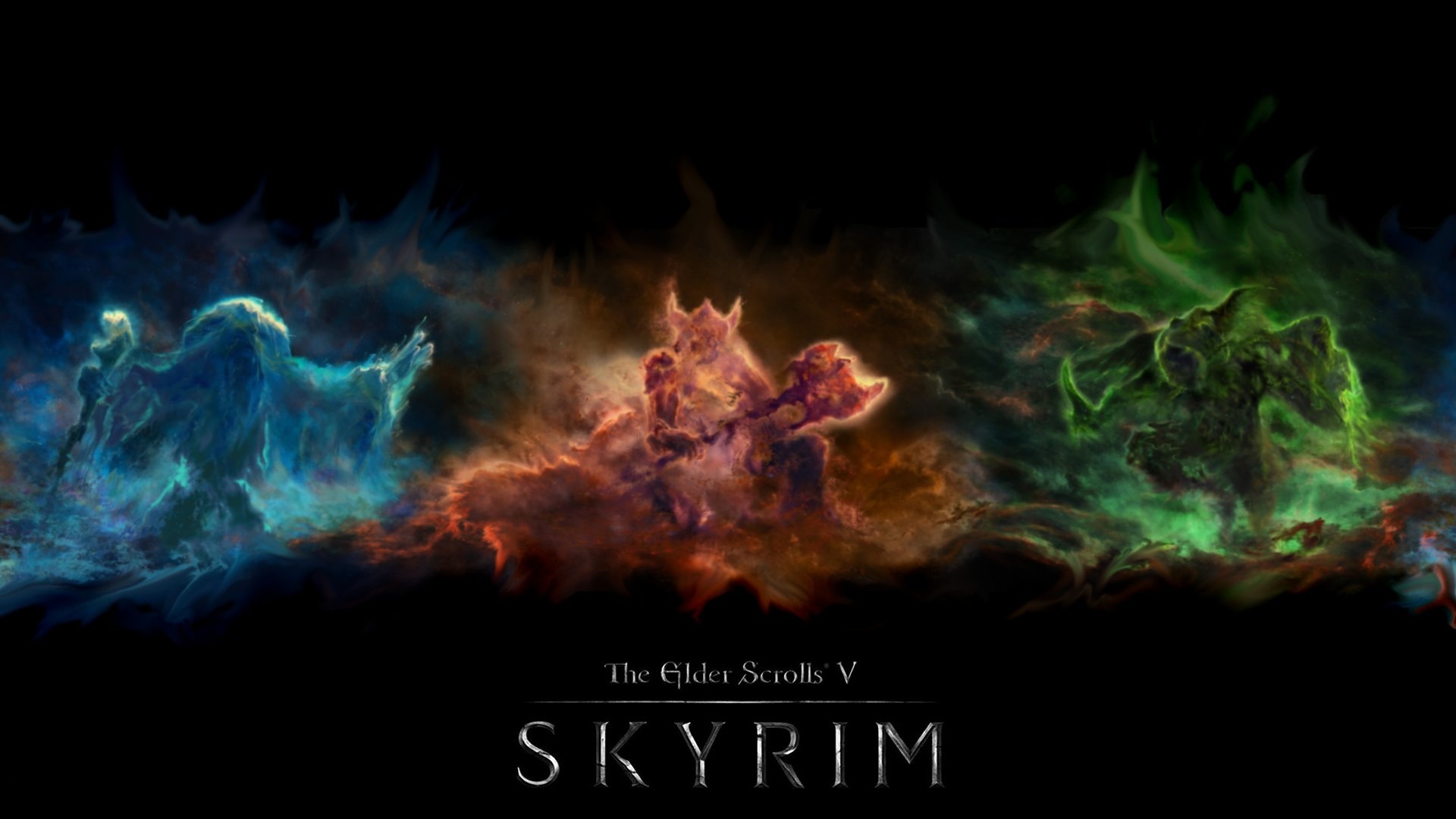 Skyrim Logo 1920X1080 Wallpapers