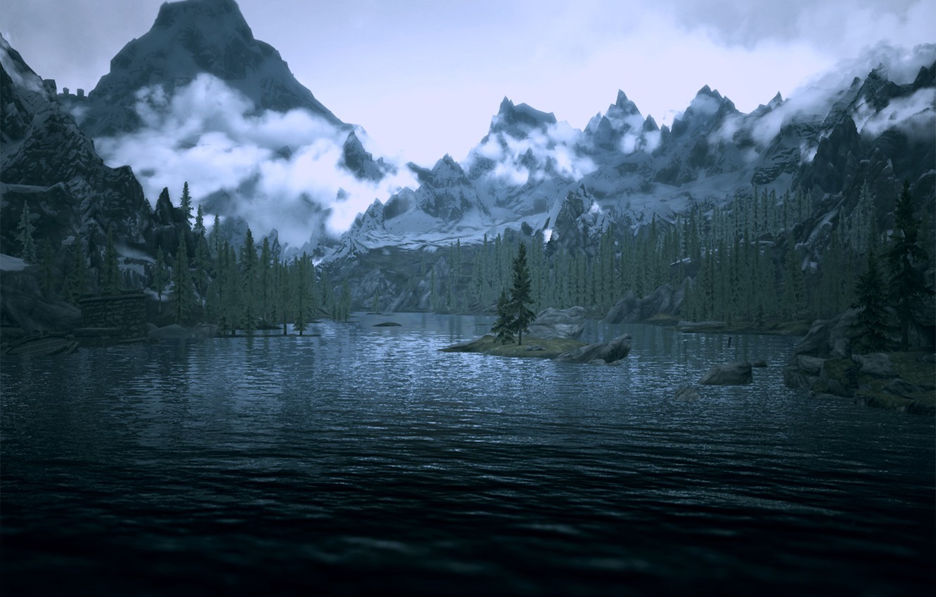 Skyrim Mountains Wallpapers