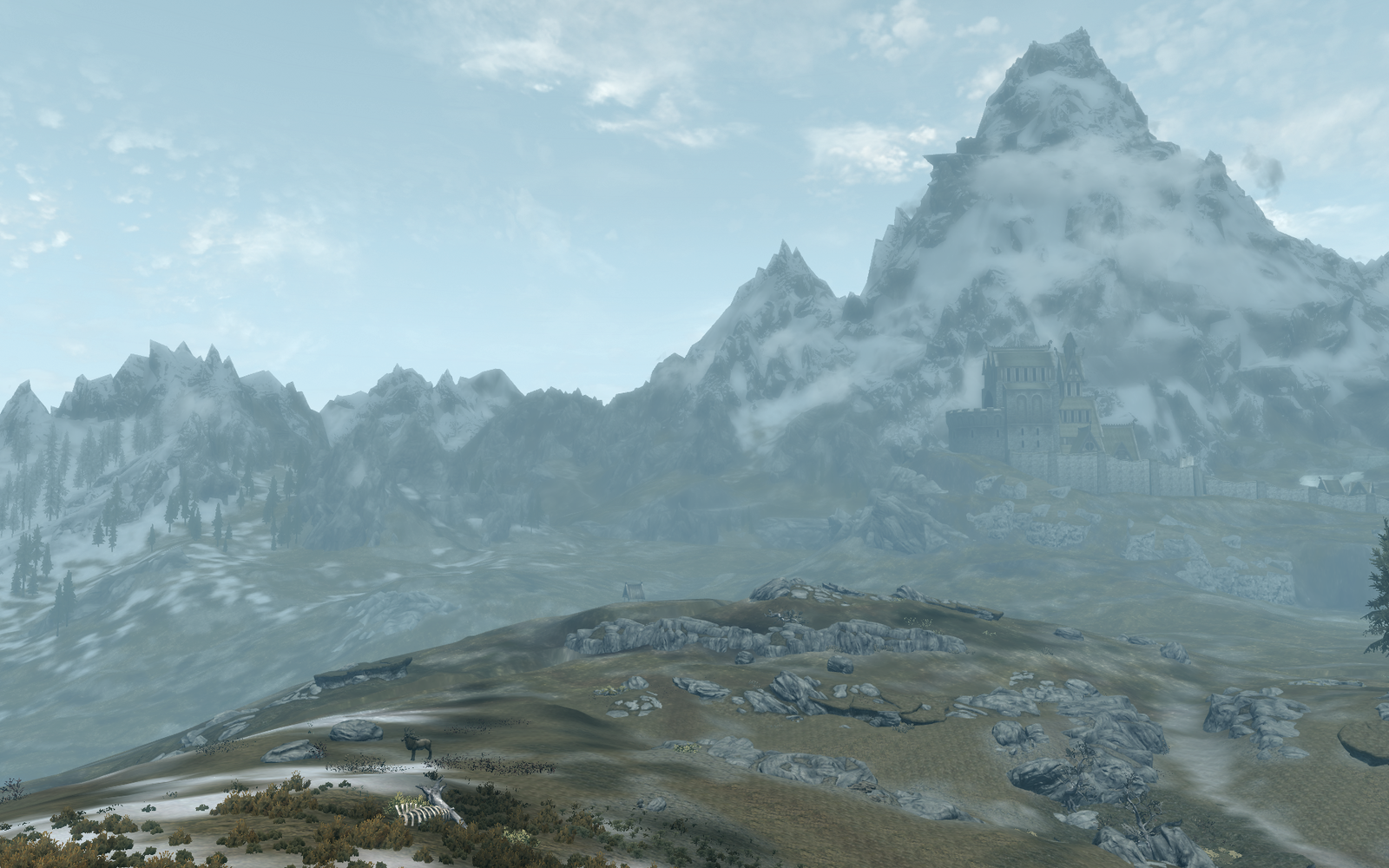 Skyrim Mountains Wallpapers