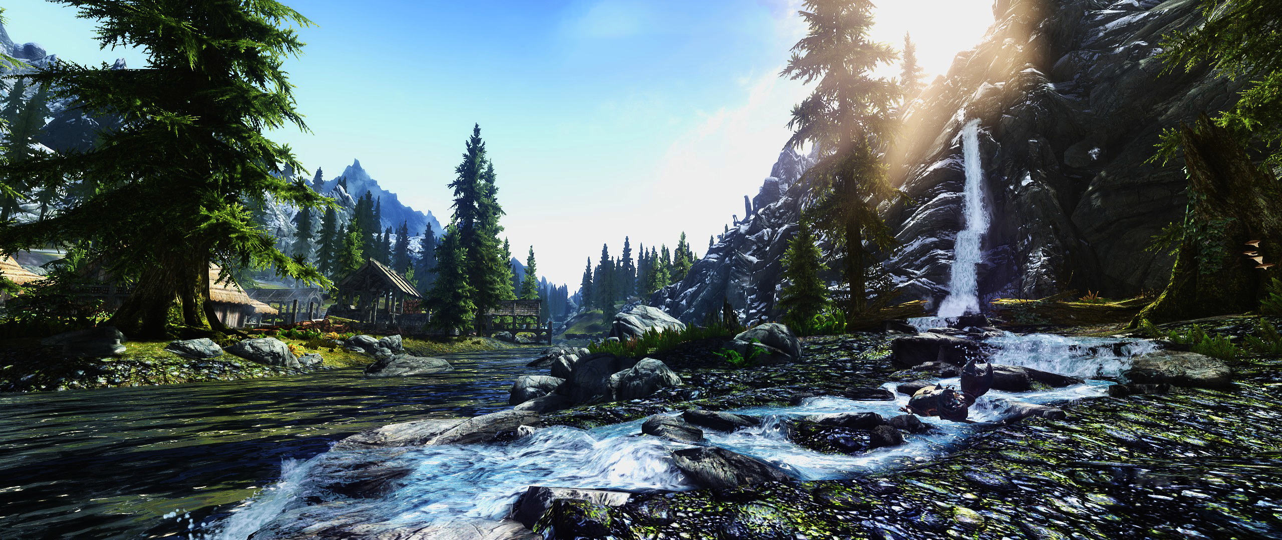 Skyrim Mountains Wallpapers