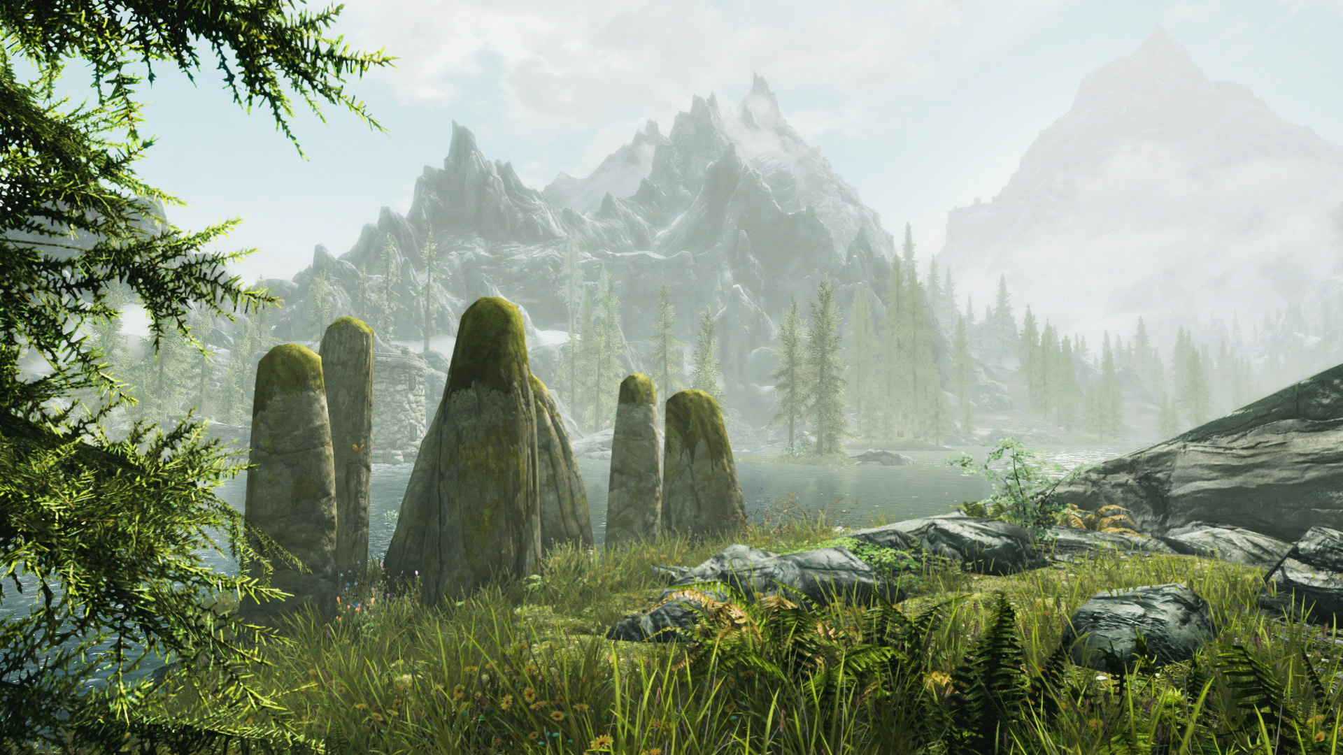 Skyrim Mountains Wallpapers