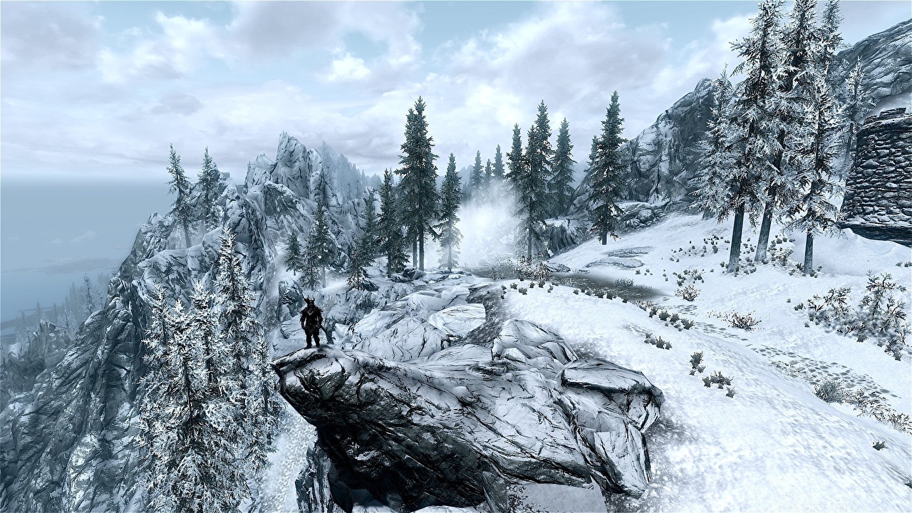 Skyrim Mountains Wallpapers