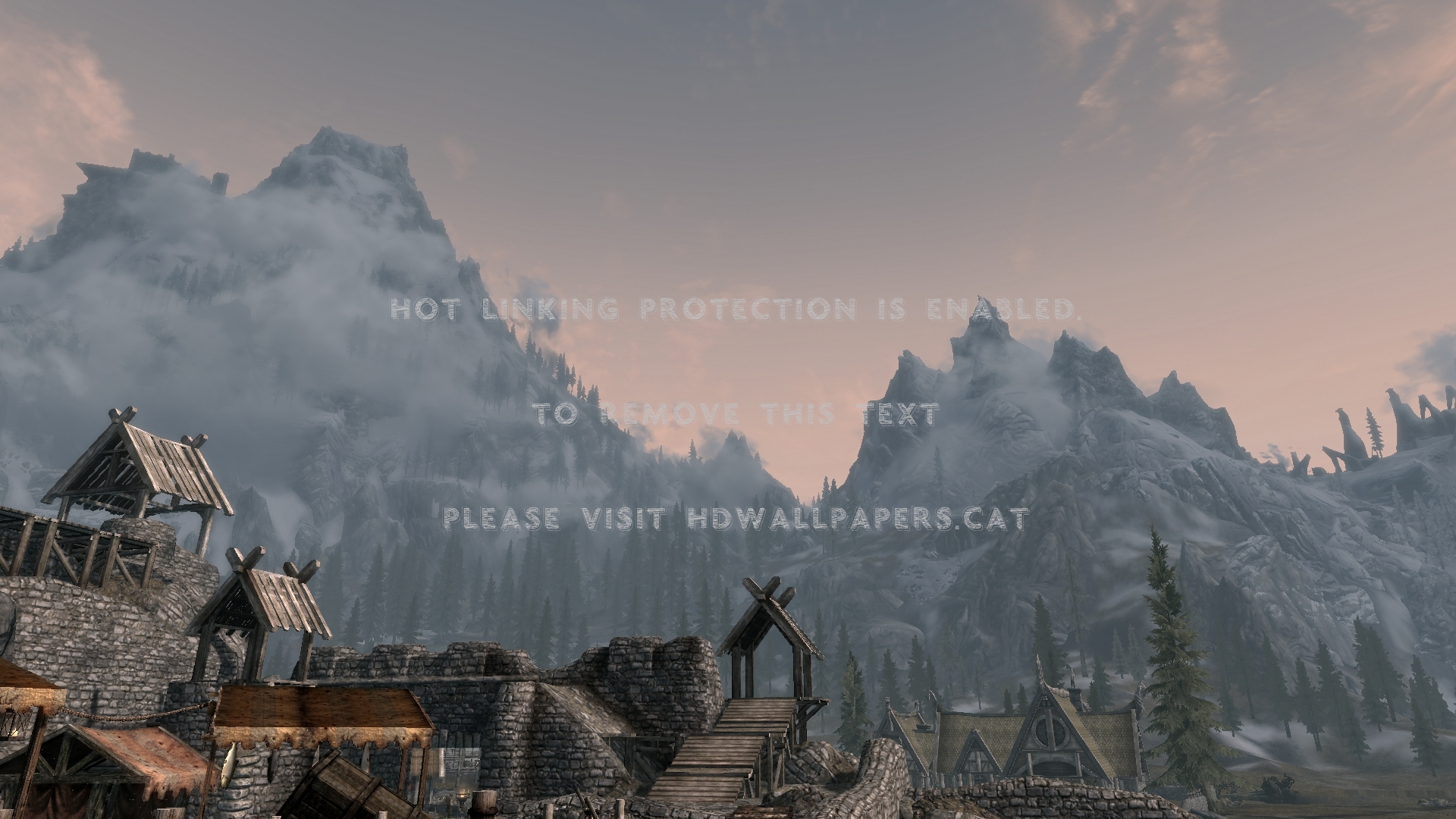 Skyrim Mountains Wallpapers