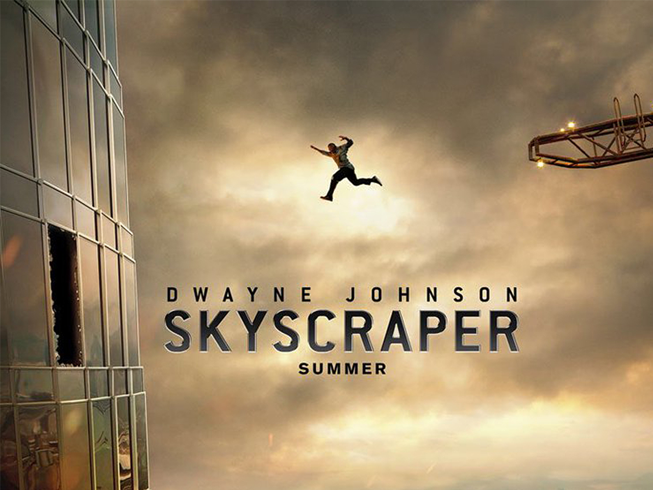 Skyscraper Dwayne Johnson 2018 Movie Wallpapers