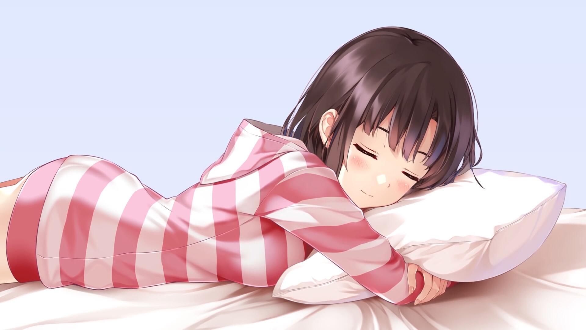 Sleepy Anime Girl Wallpapers