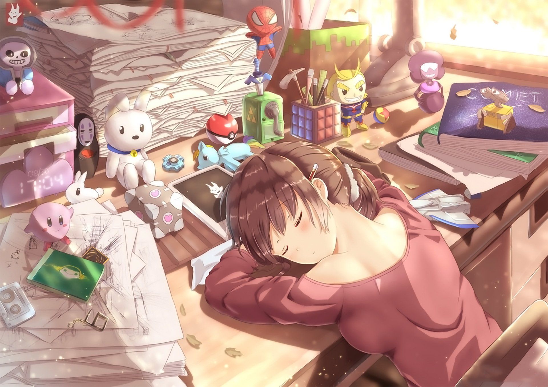 Sleepy Anime Girl Wallpapers