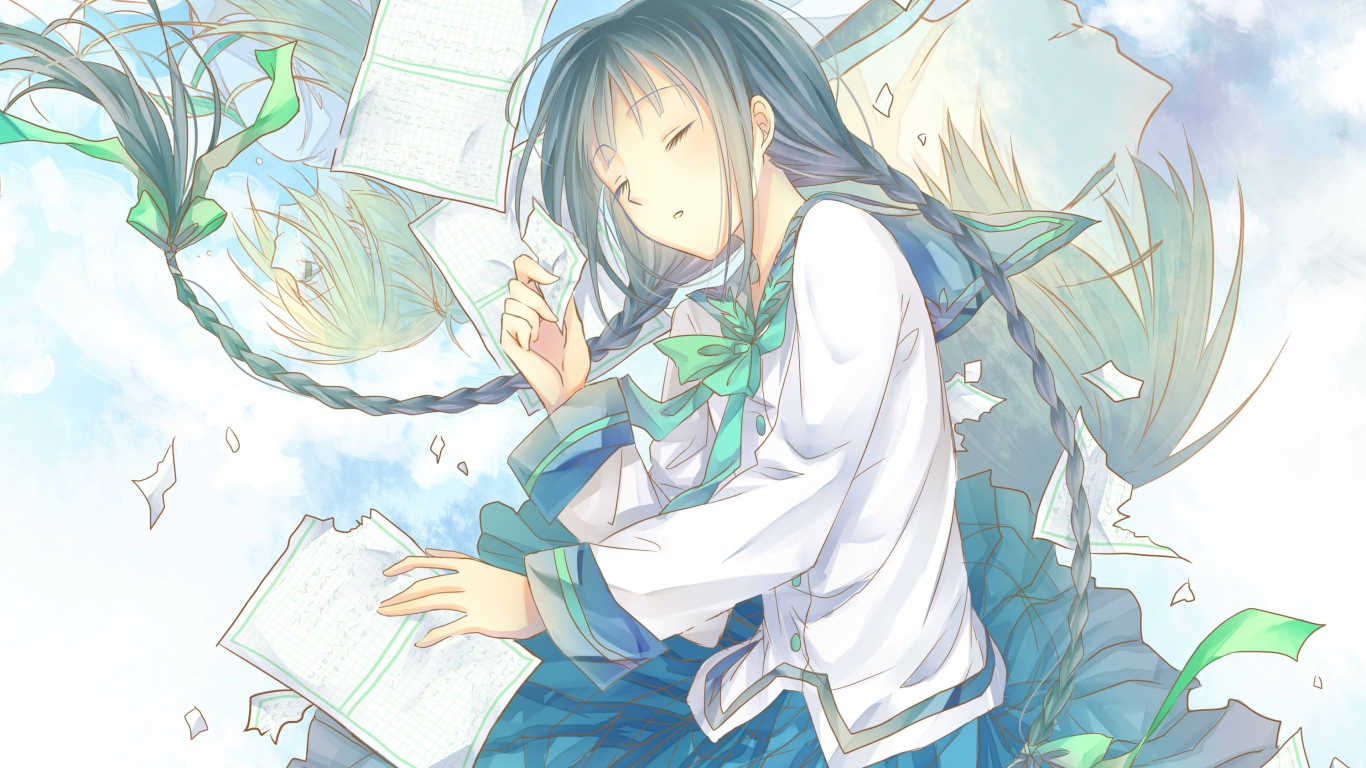 Sleepy Anime Girl Wallpapers