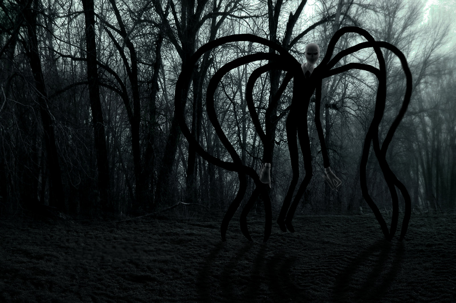 Slender Man Artwork Wallpapers