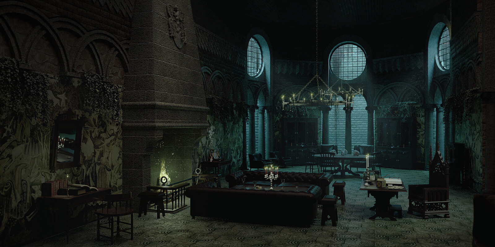 Slytherin Common Room Wallpapers