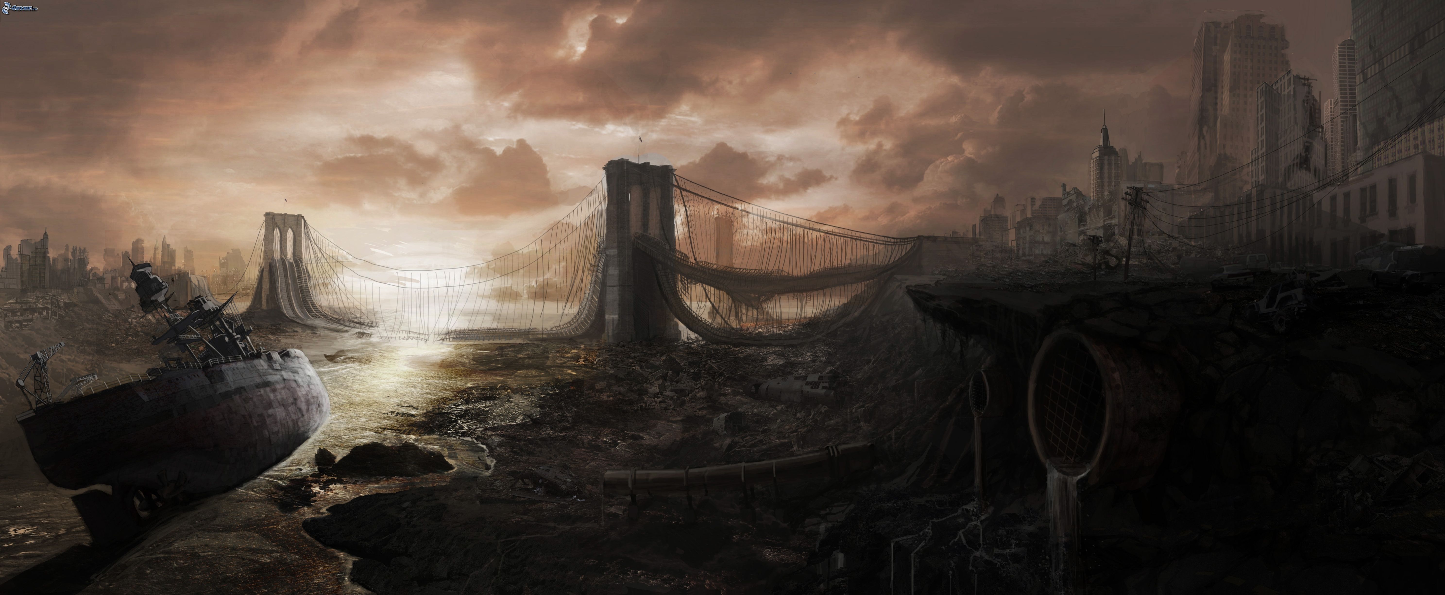 Small Girl In Post Apocalyptic Wallpapers