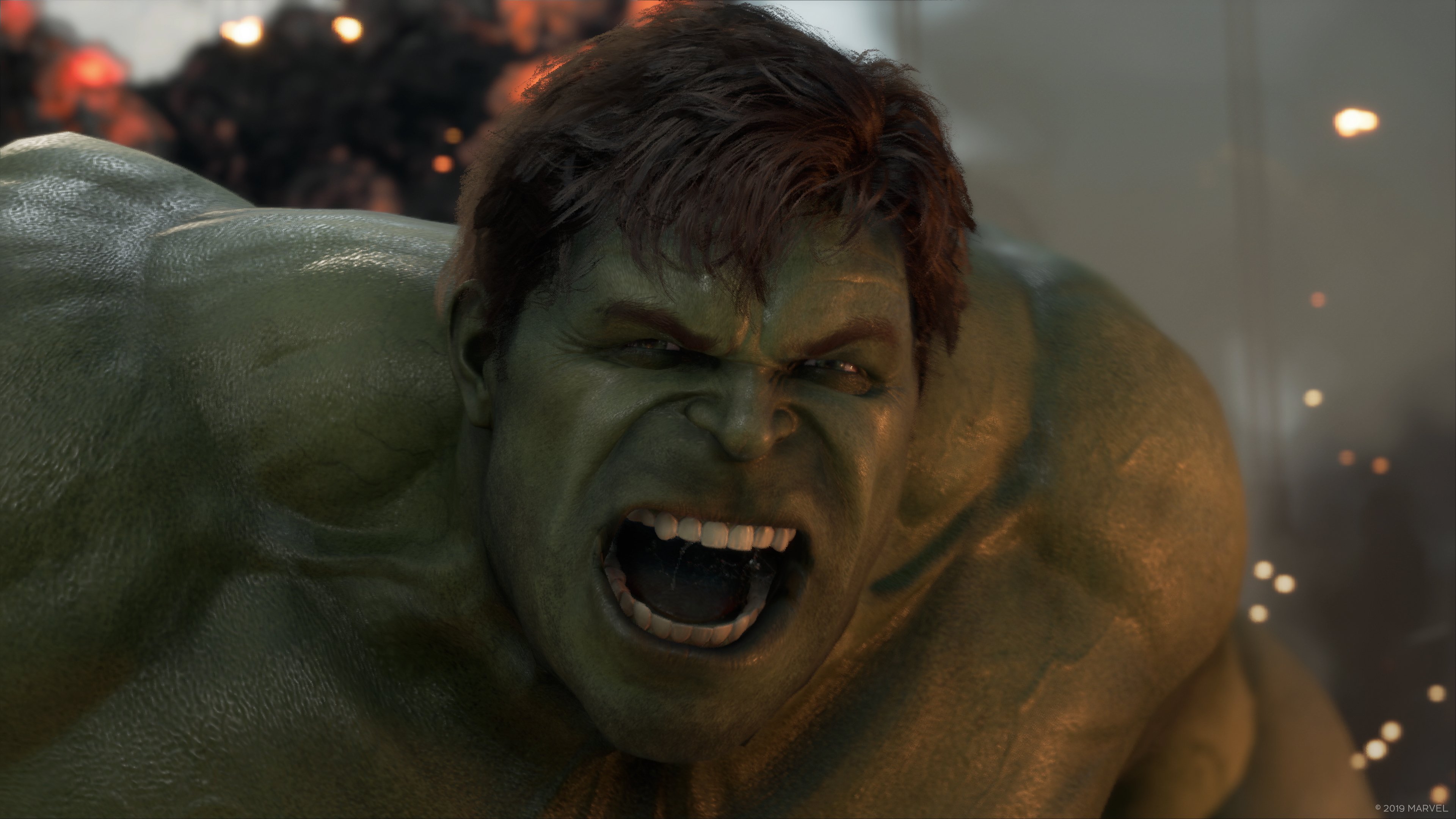 Smash Hulk 5K Marvel's Avengers Wallpapers