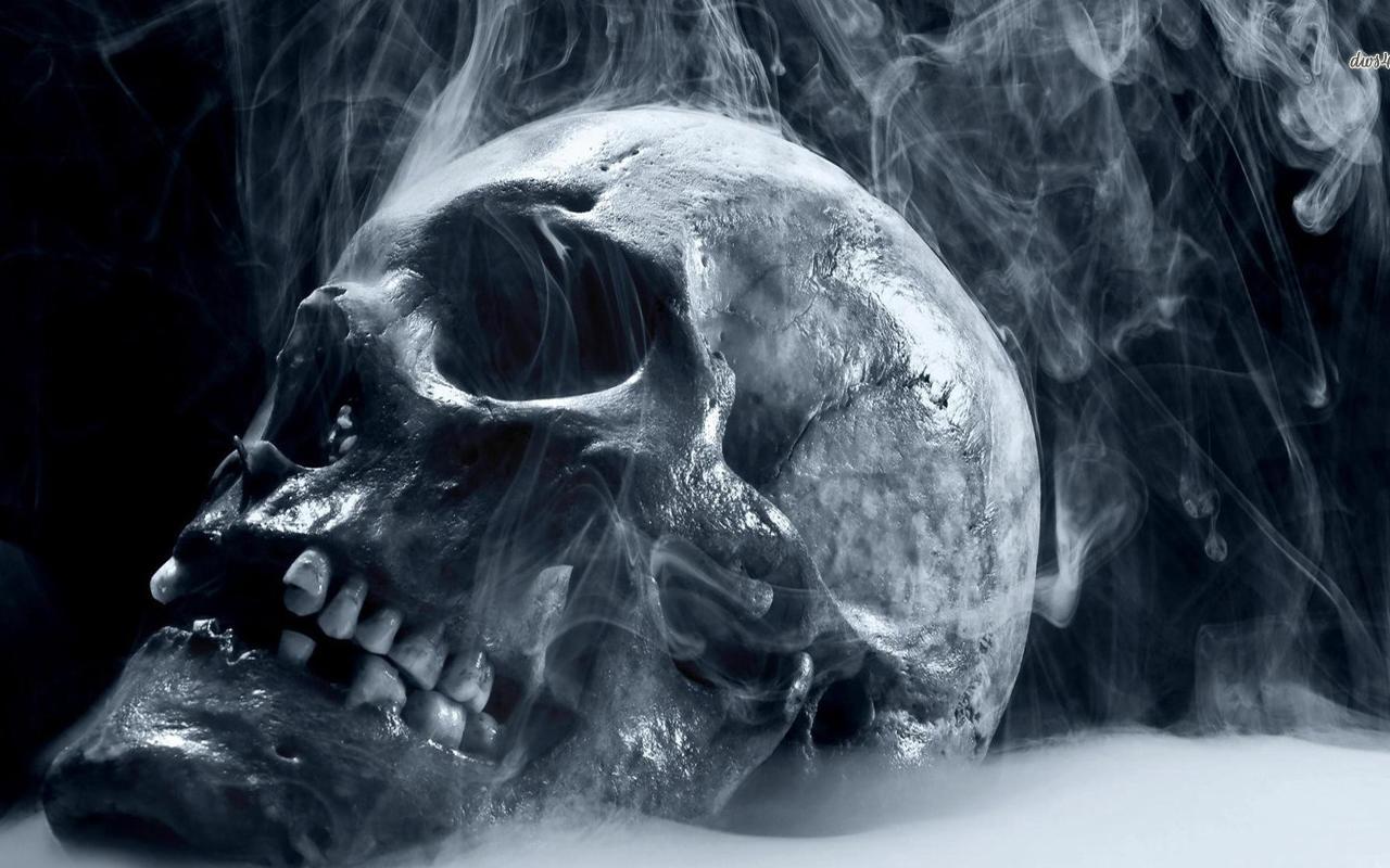 Smoking Skull Live Wallpapers