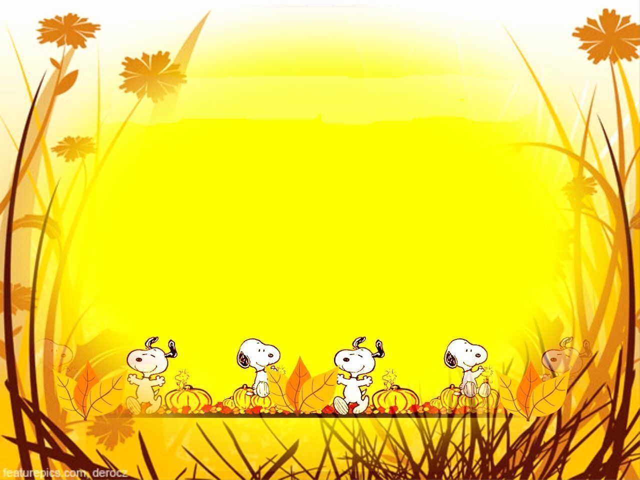 Snoopy Autumn Wallpapers