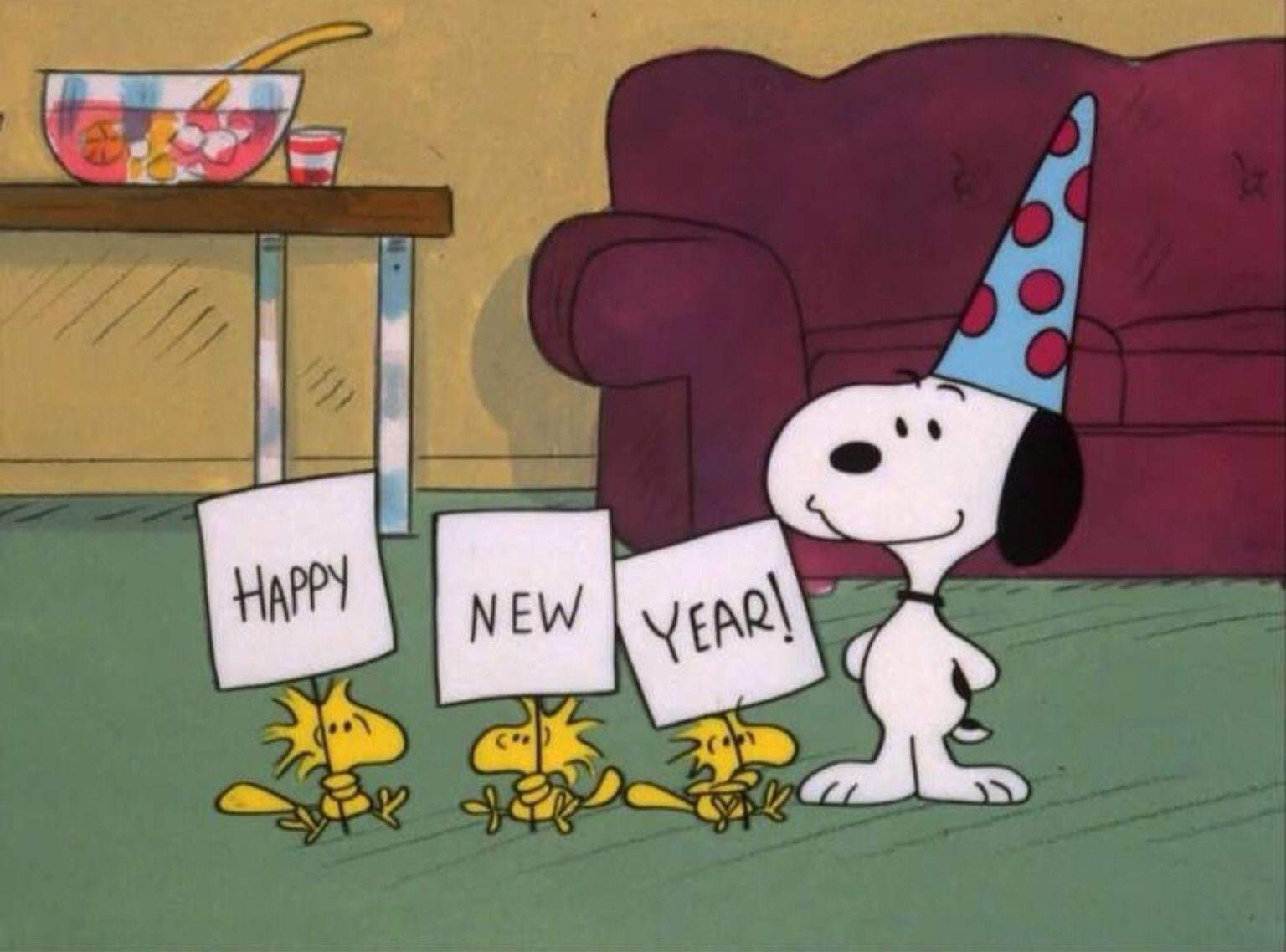 Snoopy New Year Images Wallpapers