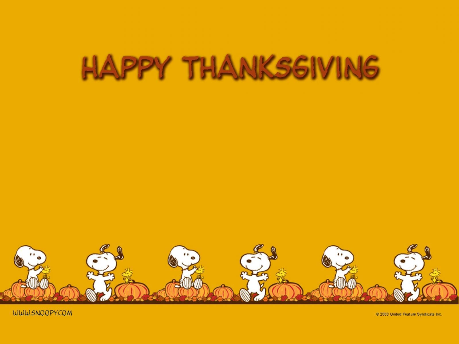 Snoopy Thanksgiving Clipart Wallpapers