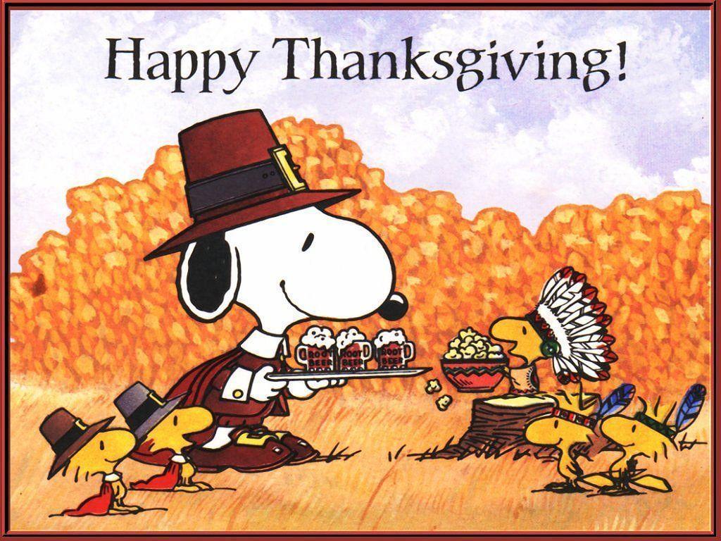 Snoopy Thanksgiving Wallpapers