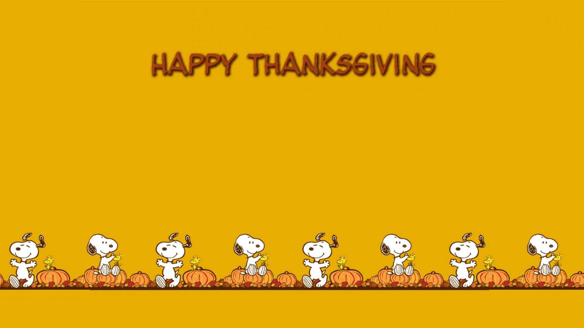 Snoopy Thanksgiving Wallpapers