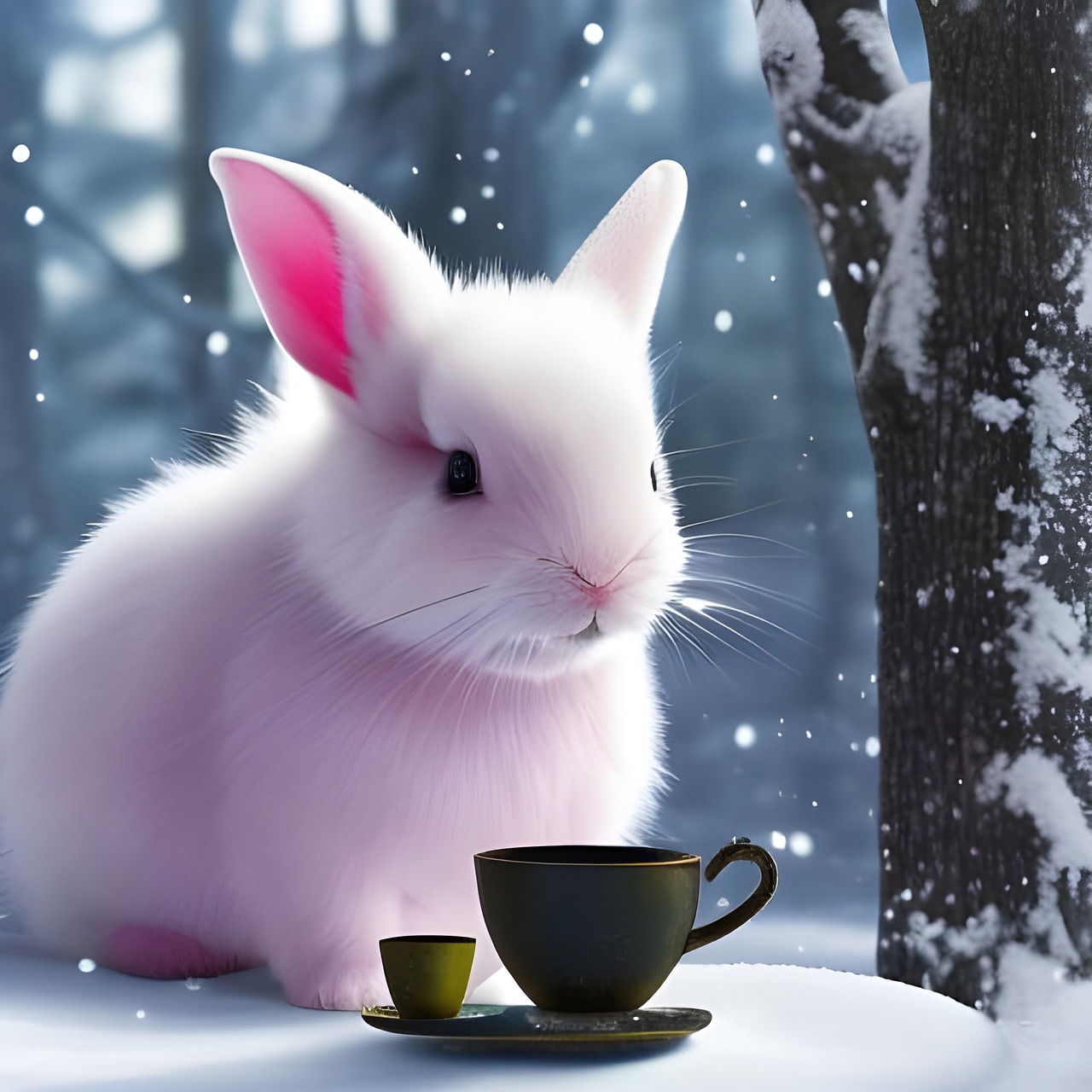 Snow Bunny Images Wallpapers