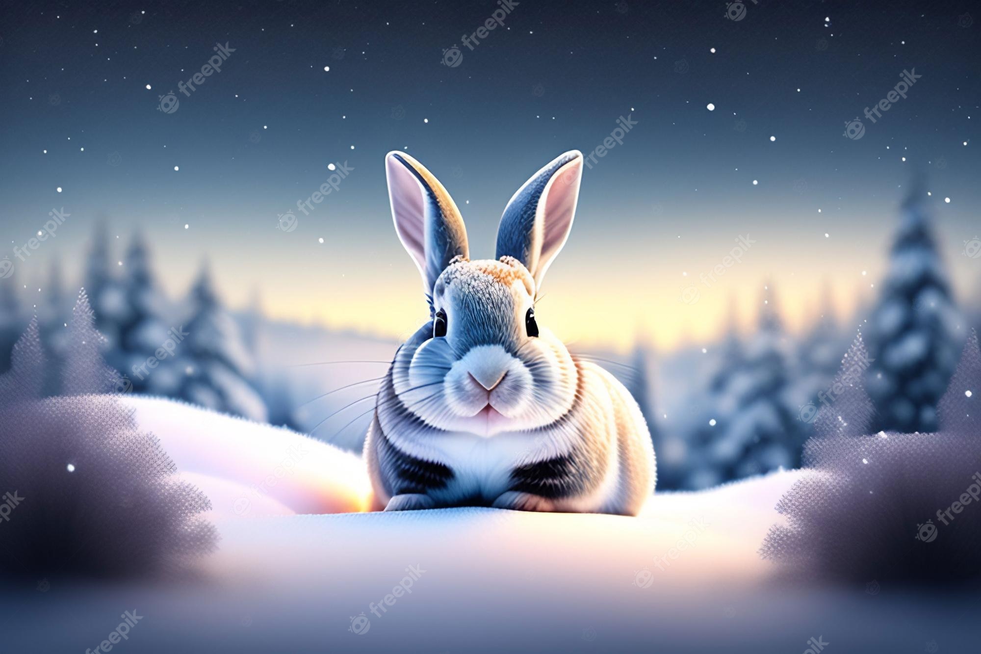 Snow Bunny Images Wallpapers