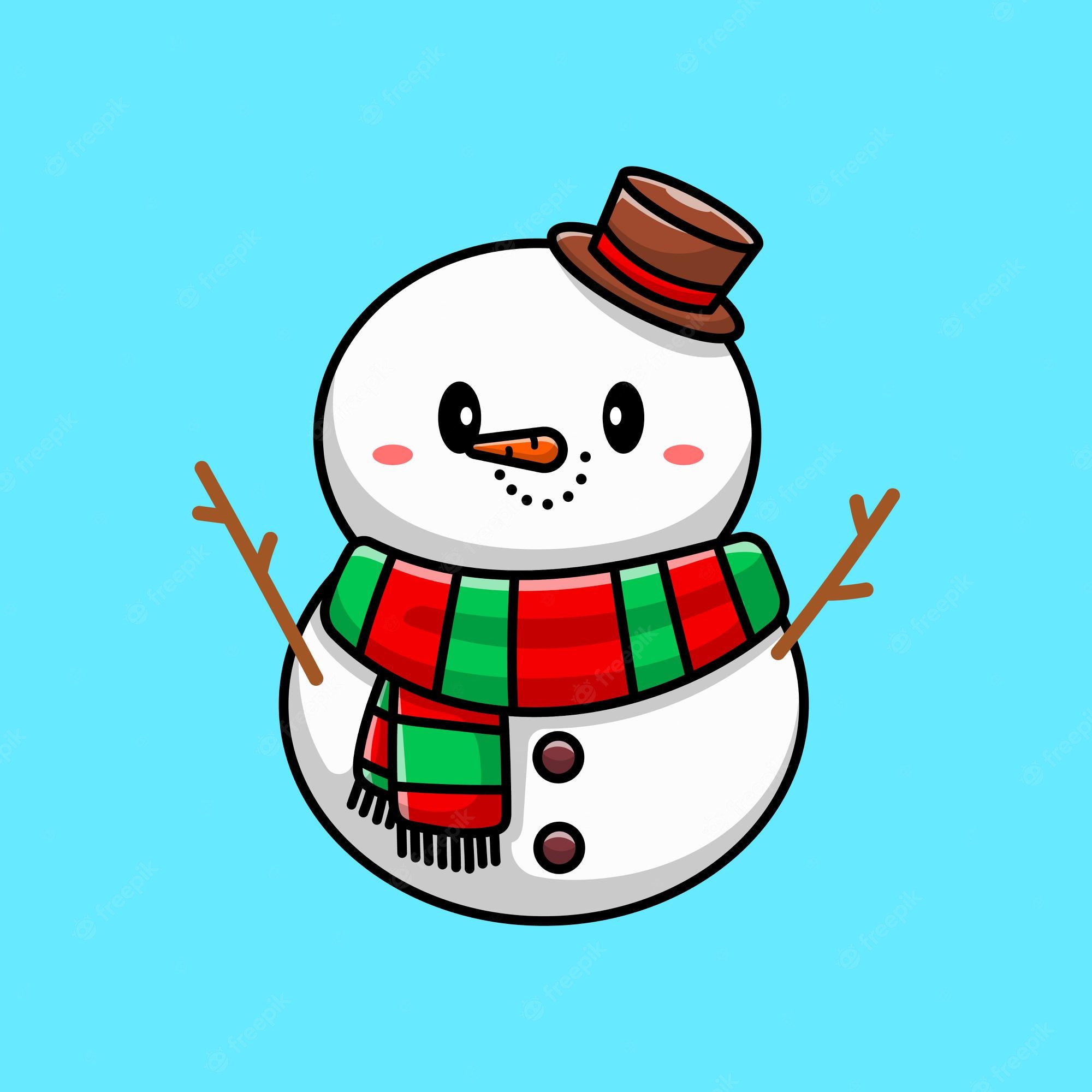 Snow Cartoon Background