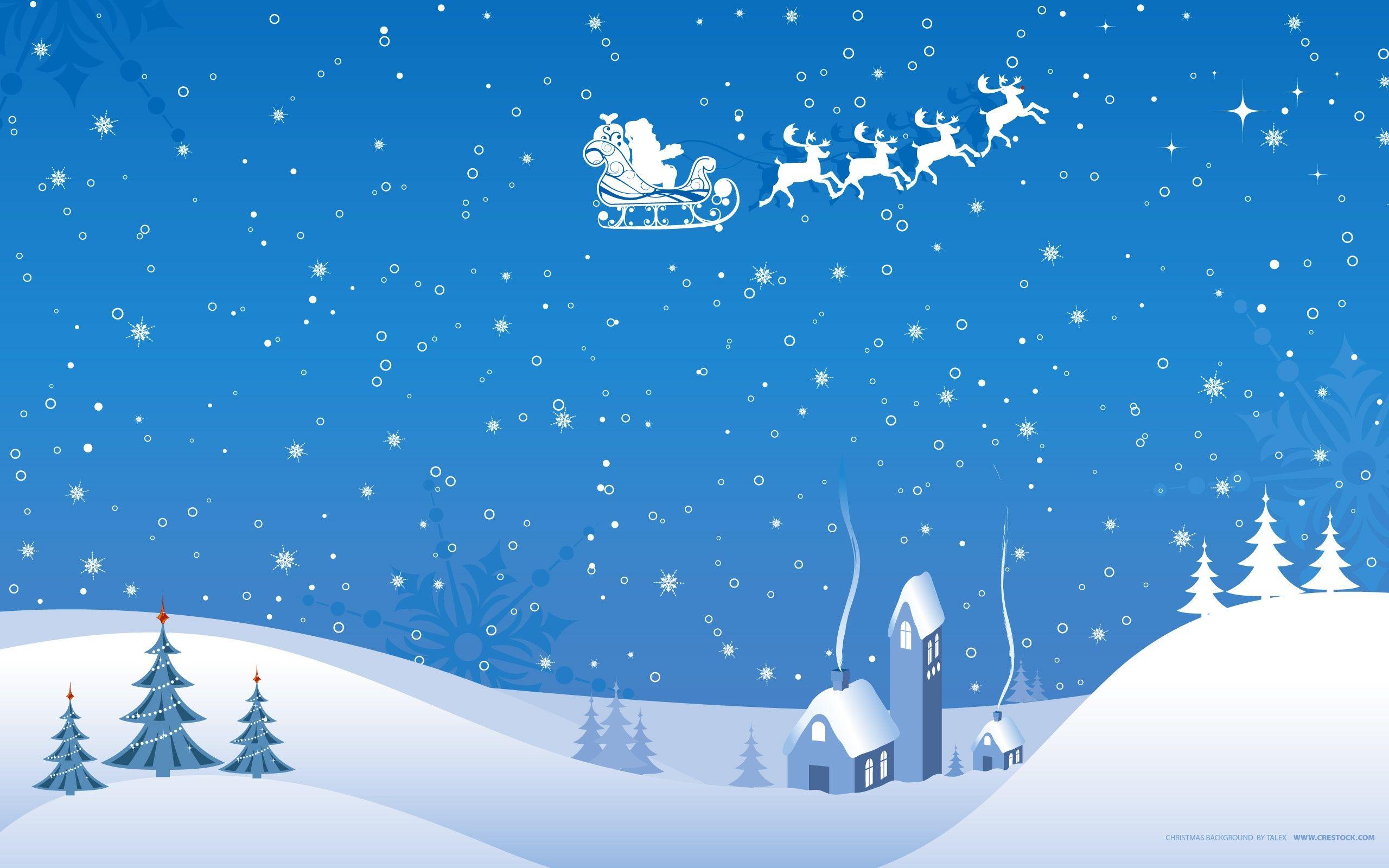 Snow Cartoon Background