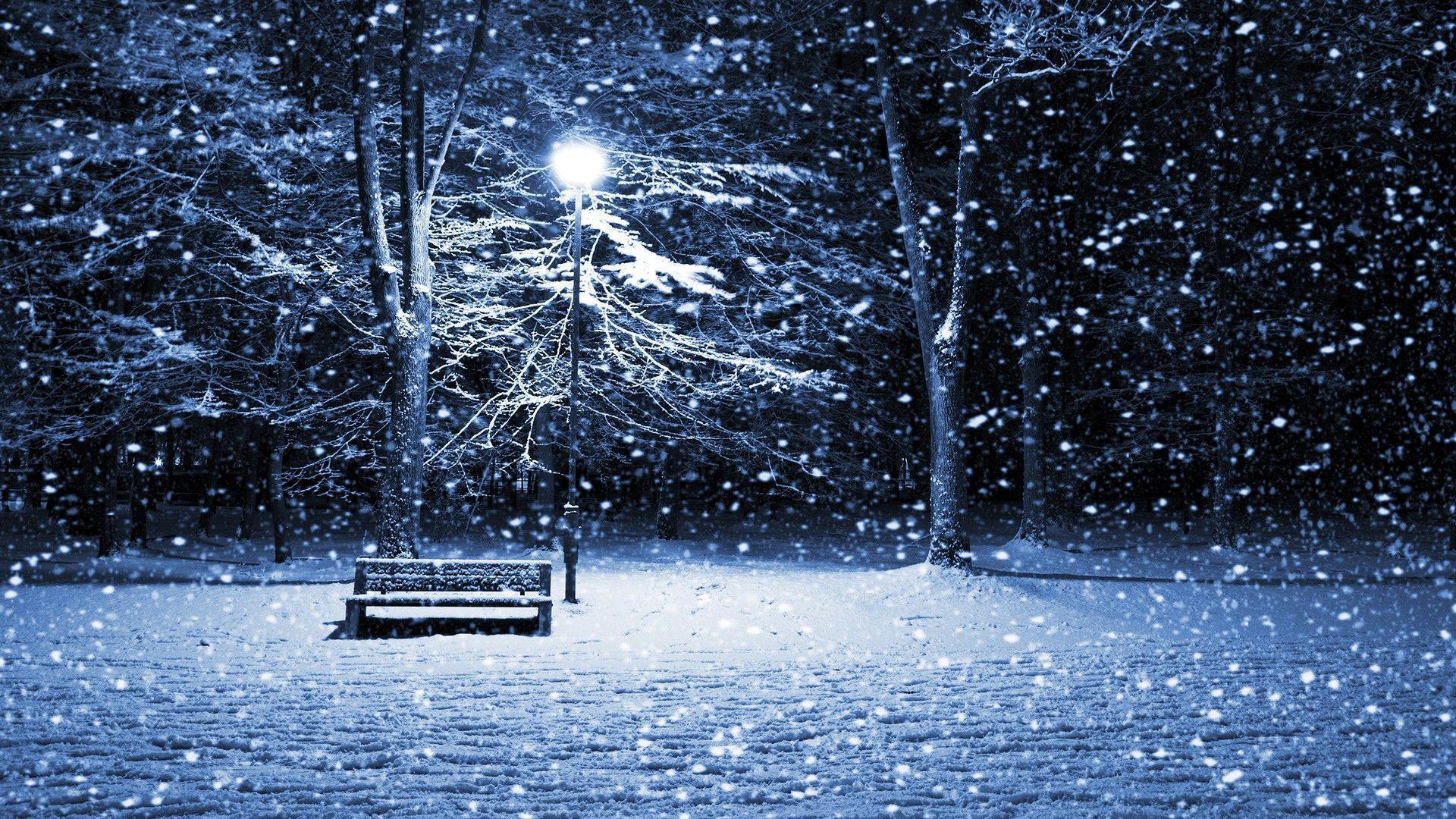 Snow Computer Background